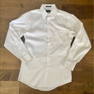 Fitted White Dress Shirt